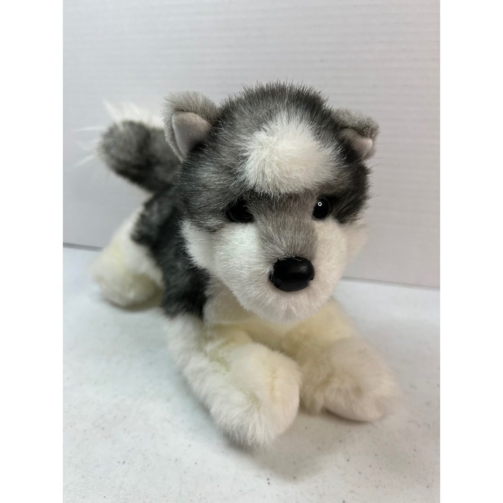 Douglas Cuddle Toys Joli Mini Husky Plush Stuffed Animal Grey White 1885.1